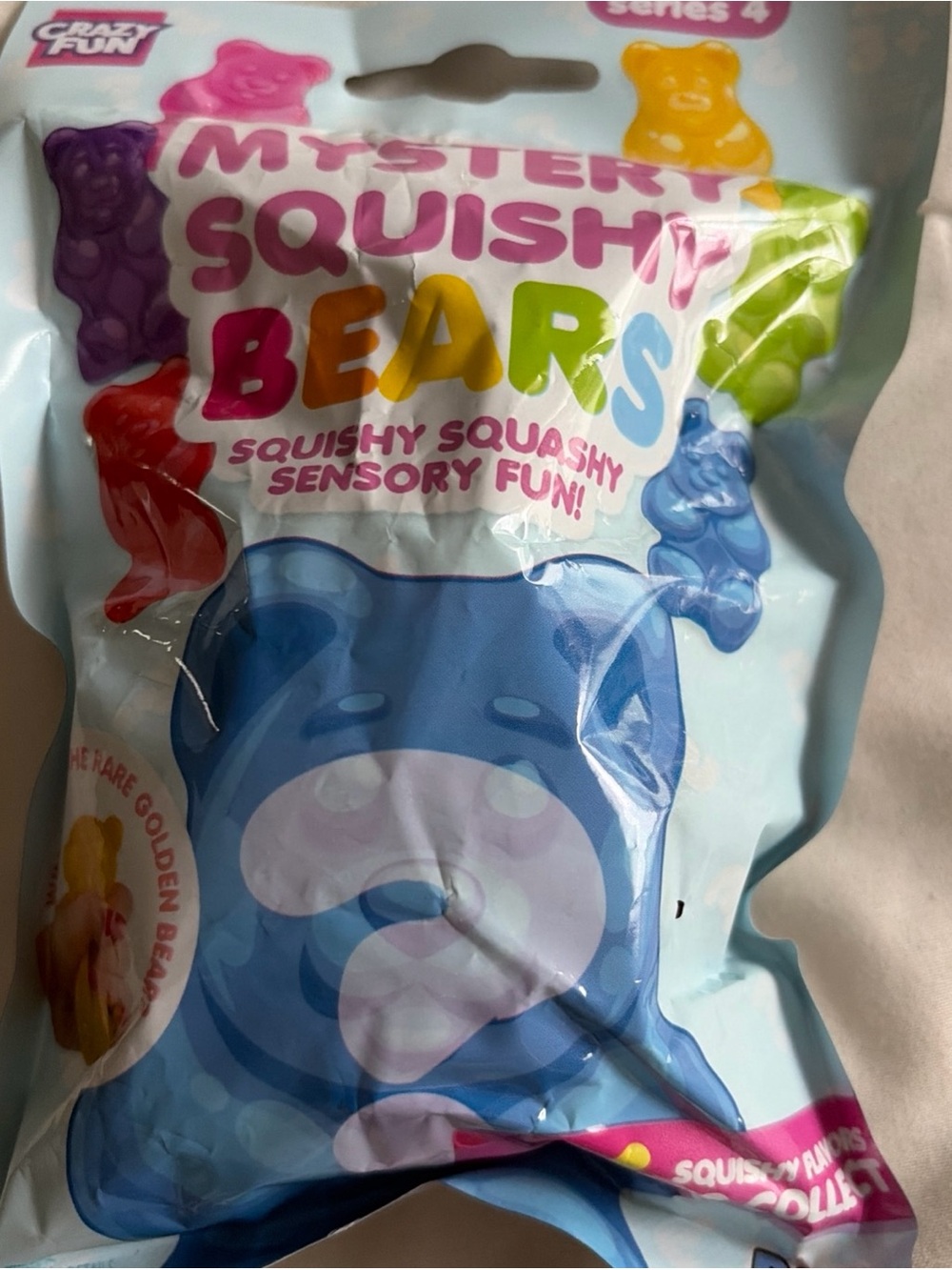 Mystery Squishy Bears Blue Mystery Bear Plush Toy